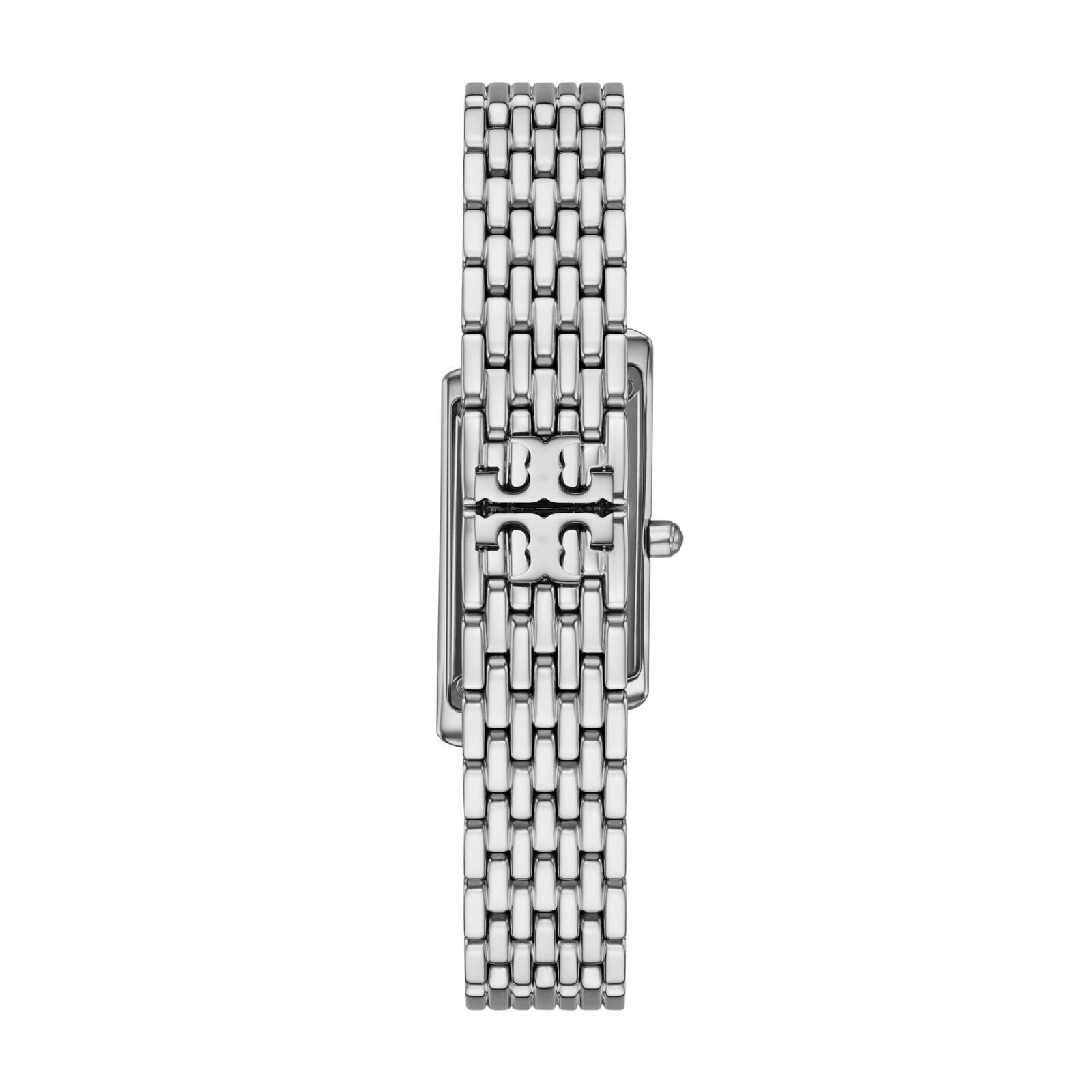 Tory Burch Eleanor Angled Silver Tone Ladies Watch