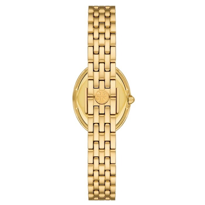 Tory Burch Oval Gold Plated Ladies Watch