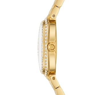 Tory Burch Oval Gold Plated Ladies Watch