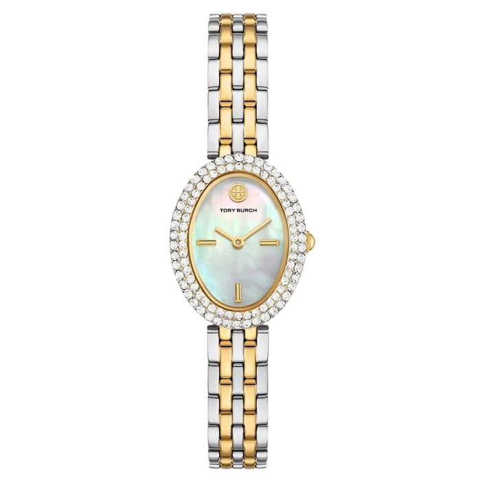 Tory Burch Oval Bicolour Ladies Watch