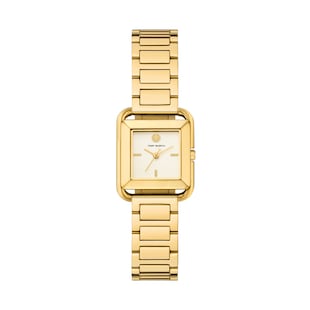 Tory Burch The Kira Square Gold Plated Ladies Watch