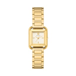 18690014 - The Kira Square Gold Plated Ladies Watch