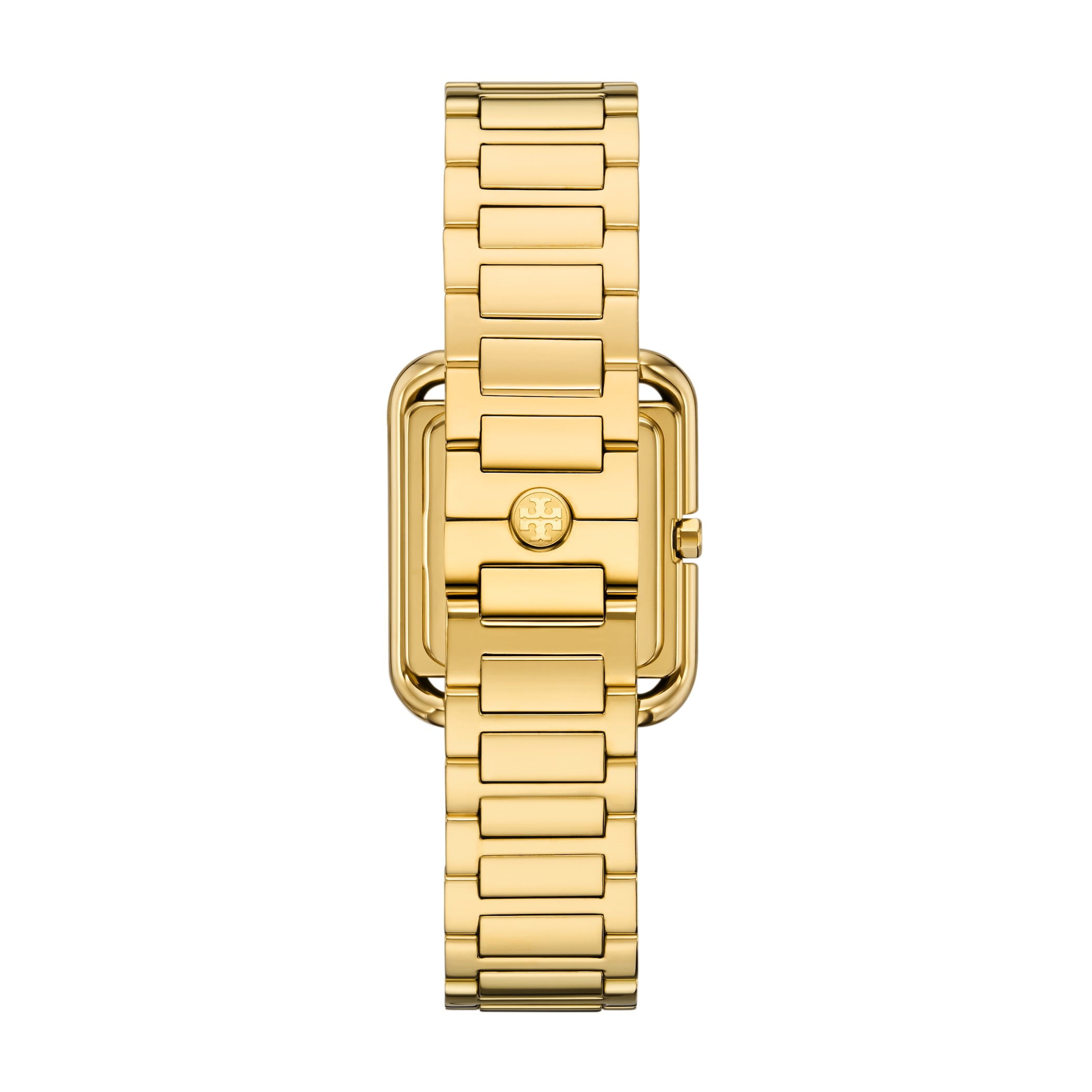 Tory Burch The Kira Square Gold Plated Ladies Watch Tory Burch The Kira Square Gold Plated Ladies Watch