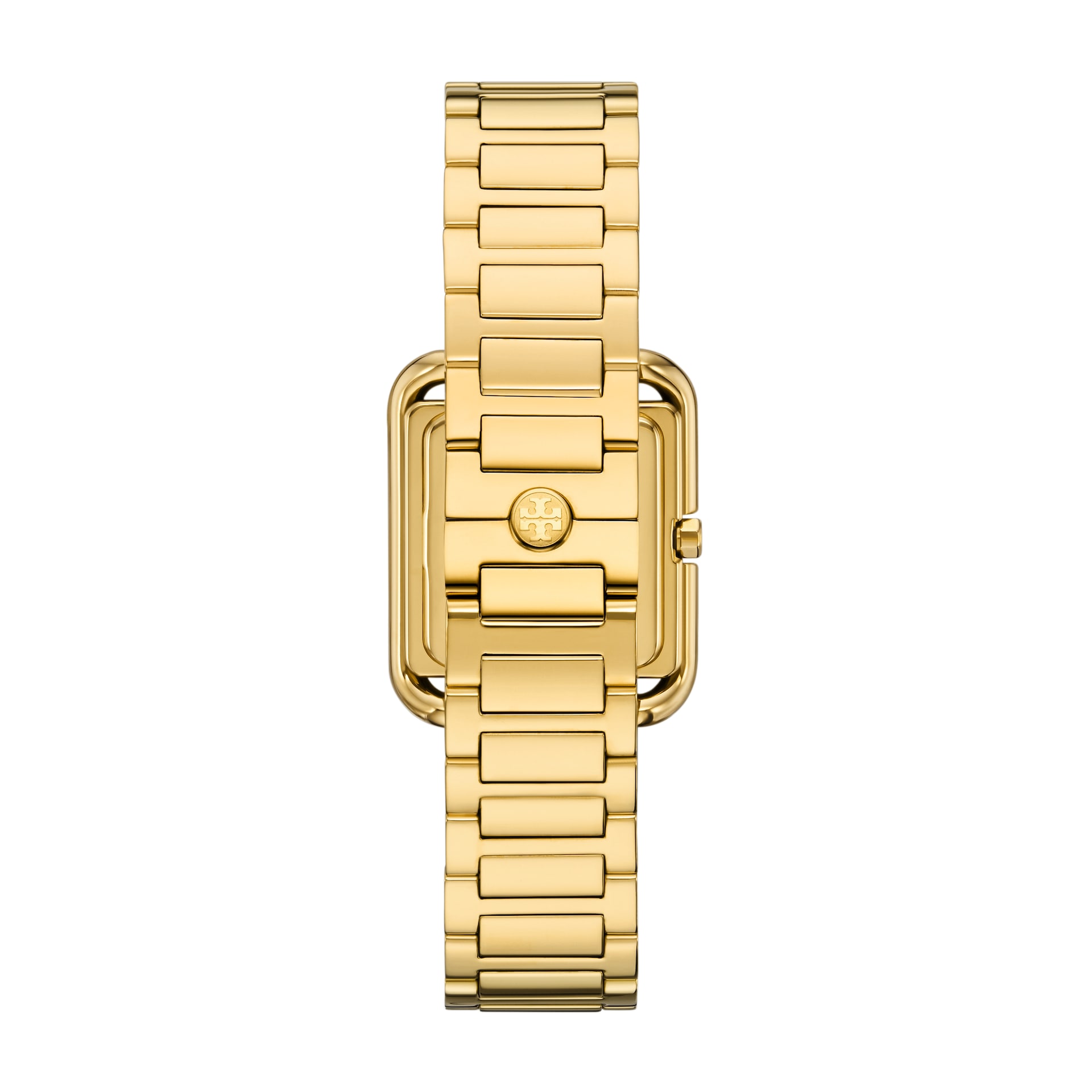 Tory Burch The Kira Square Gold Plated Ladies Watch Tory Burch The Kira Square Gold Plated Ladies Watch