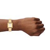 Tory Burch The Kira Square Gold Plated Ladies Watch