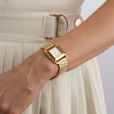 Tory Burch The Kira Square Gold Plated Ladies Watch