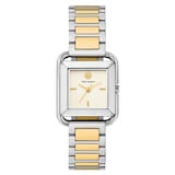 Tory Burch The Kira Square Two Tone Ladies Watch