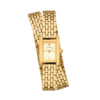 Tory Burch Mini Eleanor 17mm X 19mm Ladies Watch Ivory