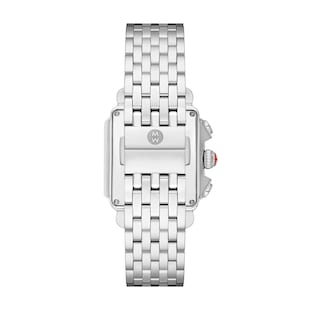 Michele Deco Diamond Stainless Steel Ladies Watch