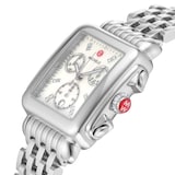 Michele Deco Diamond Stainless Steel Ladies Watch