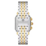 Michele Deco Two Tone 18K Gold-Plated Diamond Dial Ladies Watch
