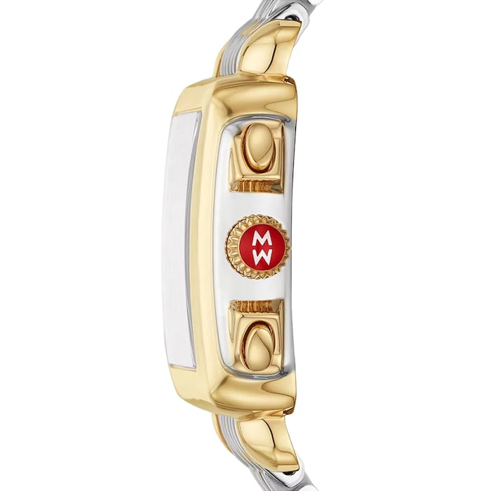 Michele Deco Two Tone 18K Gold-Plated Diamond Dial Ladies Watch