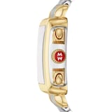 Michele Deco Two Tone 18K Gold-Plated Diamond Dial Ladies Watch