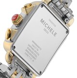 Michele Deco Two Tone 18K Gold-Plated Diamond Dial Ladies Watch