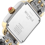 Michele Deco Madison Two-Tone 18K Gold-Plated Diamond Dial Ladies Watch