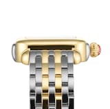 Michele Deco Madison Two-Tone 18K Gold-Plated Diamond Dial Ladies Watch