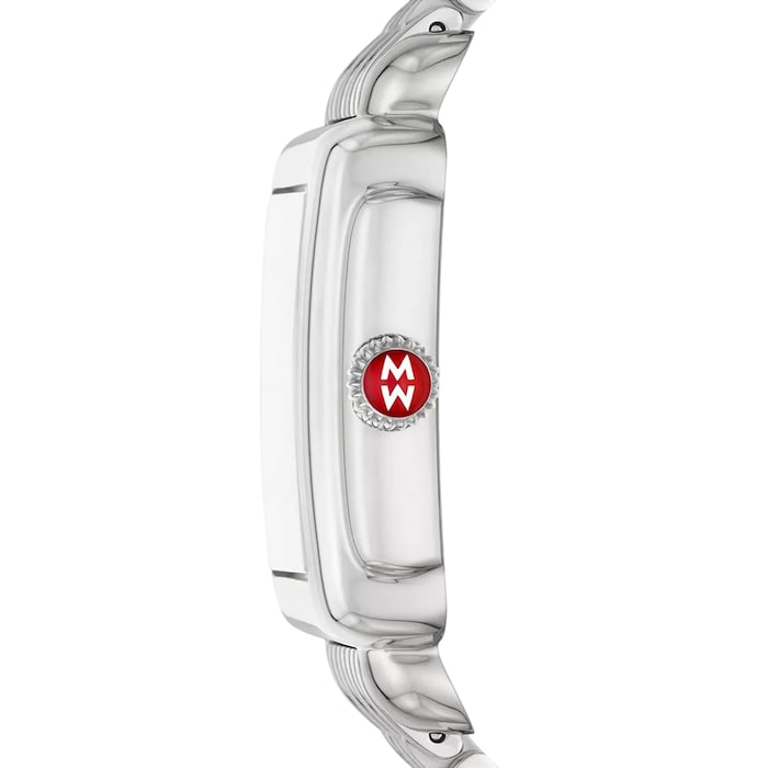 Michele Deco Madison Stainless Steel Diamond Dial Ladies Watch