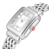 Michele Deco Madison Stainless Steel Diamond Dial Ladies Watch