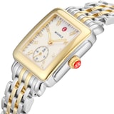Michele Deco Mid Two-Tone 18K Gold-Plated Diamond Dial Watch