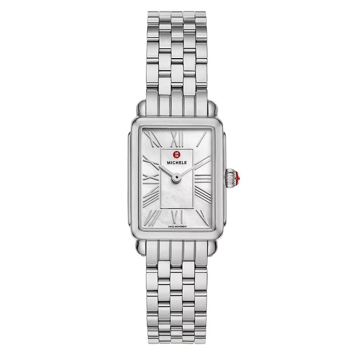 Michele Deco Park Stainless Steel Ladies Watch