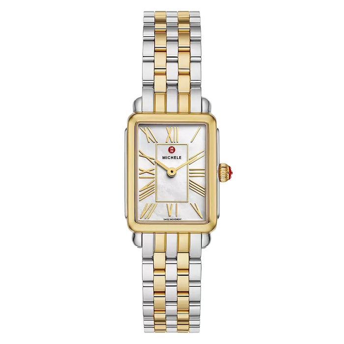 Michele Deco Park Two-Tone 18K Gold-Plated Watch