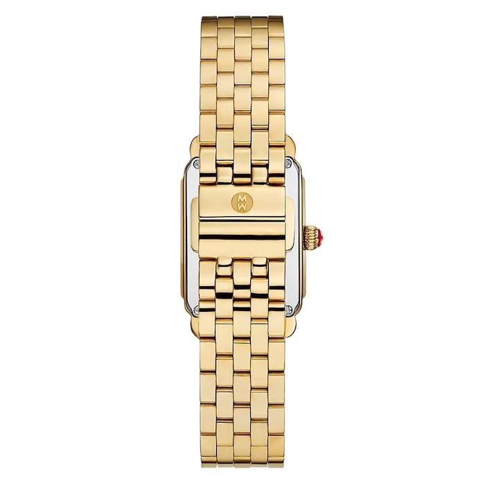 Michele Deco Park 18K Gold-Plated Watch