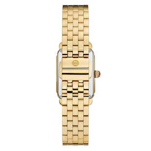 Michele Deco Park 18K Gold-Plated Watch