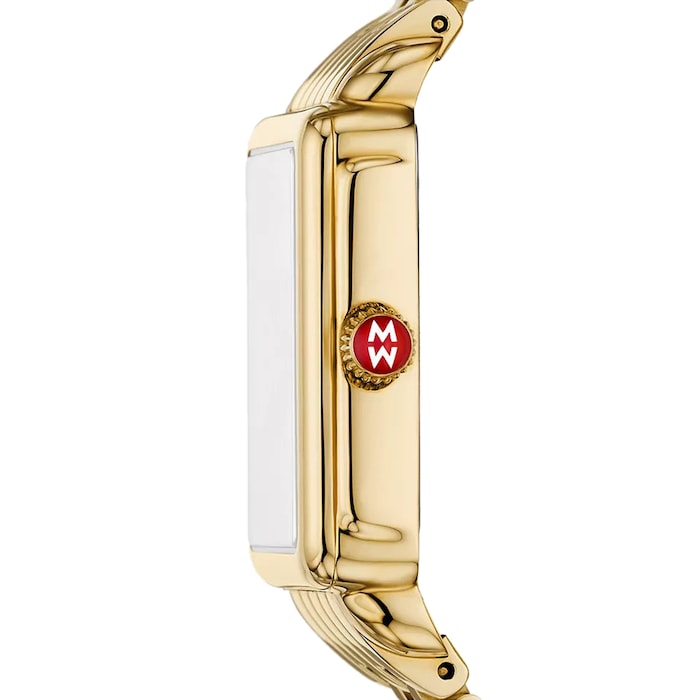 Michele Deco Park 18K Gold-Plated Watch