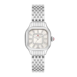 18700012 - Meggie Stainless Steel Diamond Dial Watch