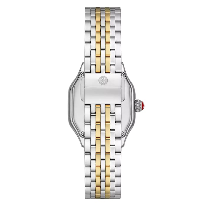 Michele Meggie Two-Tone 18K Gold-Plated Diamond Dial Watch
