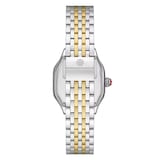 Michele Meggie Two-Tone 18K Gold-Plated Diamond Dial Watch