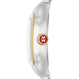 Michele Meggie Two-Tone 18K Gold-Plated Diamond Dial Watch