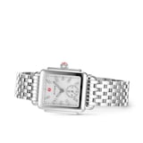 Michele Deco Mid Stainless Diamond Dial Ladies Watch