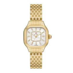 18700016 - Meggie 18K Gold-Plated Diamond Dial Watch