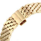 Michele Deco Madison Mid 18K Gold-Plated Diamond Dial Watch