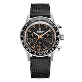 Nivada Grenchen Chronoking Mecaquartz 38mm Mens Watch Black