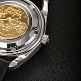 Nivada Grenchen Super Antartic 38mm Mens Watch Black