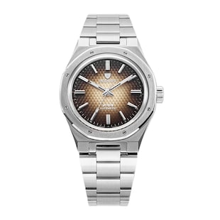 Nivada Grenchen F77 37mm Mens Watch Brown