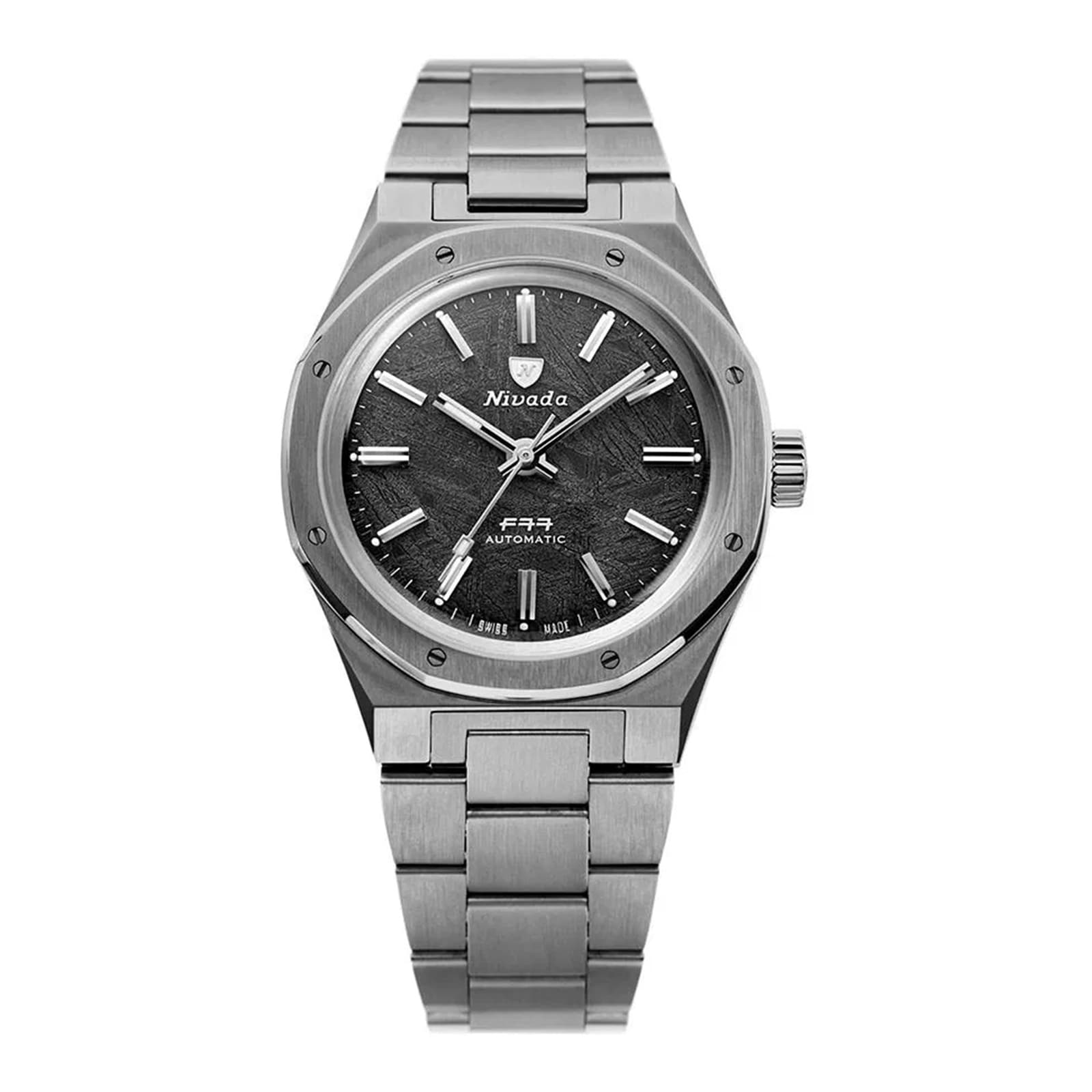 F77 Titanium Meteorite 37mm Mens Watch Grey