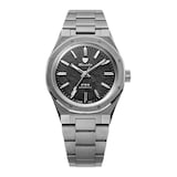 Nivada Grenchen F77 Titanium Meteorite 37mm Mens Watch Grey