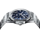 Nivada Grenchen F77 37mm Mens Watch Blue Aventurine