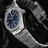 Nivada Grenchen F77 No Date 37mm Mens Watch Blue