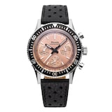 Nivada Grenchen Chronoking 38mm Salmon Dial Mens Watch