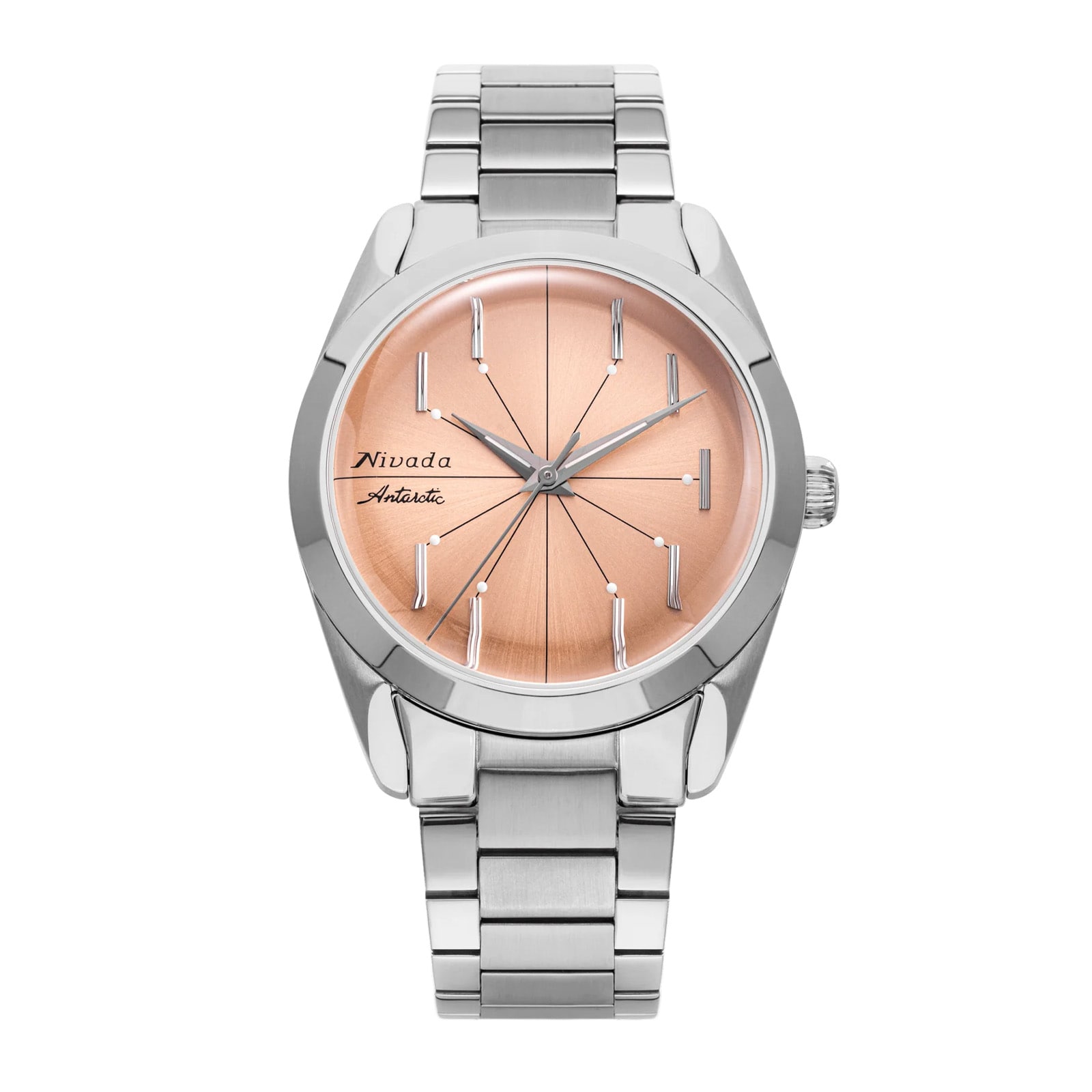 Nivada Grenchen Antarctic Spider 38mm Mens Watch Pink