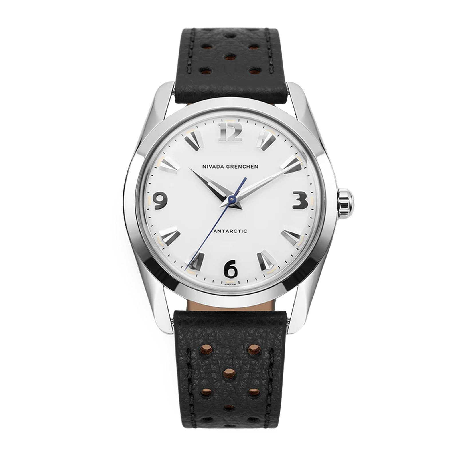 Nivada Grenchen Antarctic 35mm Mens Watch White Nivada Grenchen Antarctic 35mm Mens Watch White