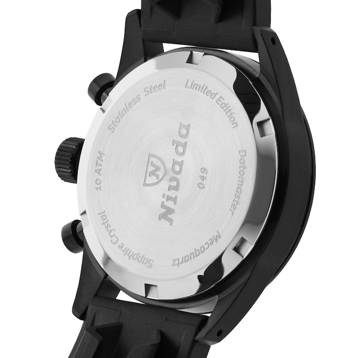 Nivada Grenchen Datomaster 36mm Limited Edition Mens Watch White