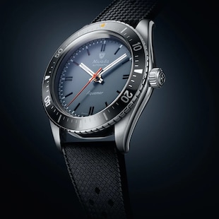Nivada Grenchen Aquamar Automatic 38mm Mens Watch Grey