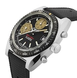 Nivada Grenchen Chronograph Yellow Automatic 38mm Mens Watch Black