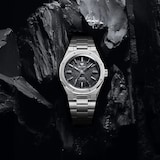Nivada Grenchen F77 37mm Mens Watch Grey