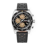 Nivada Grenchen Autochron Meca-Quartz 38mm Mens Watch Black